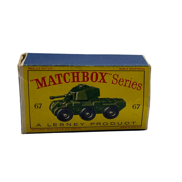 Matchbox Lesney #67A Saladin Armored Car 6x6 1959 Made in England - Picture 10 of 15
